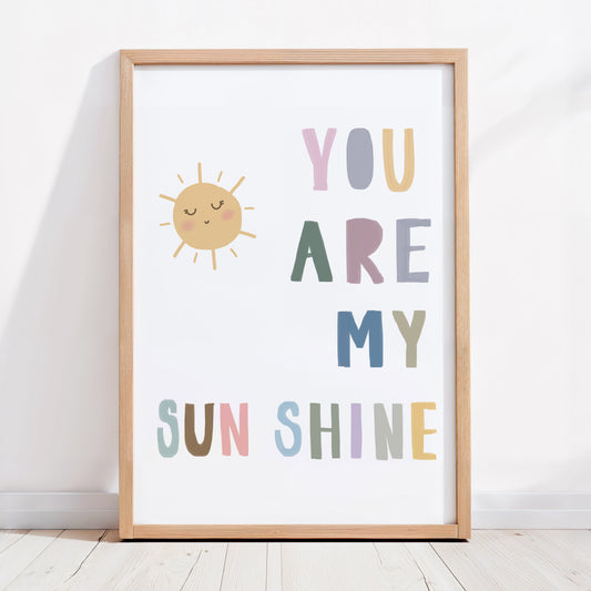 Frase "You are my Sunshine"