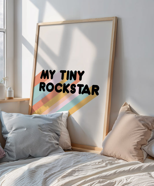 My Tiny Rockstar Cuadro Decorativo