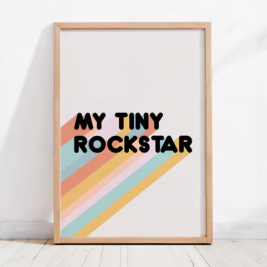 My Tiny Rockstar Cuadro Decorativo